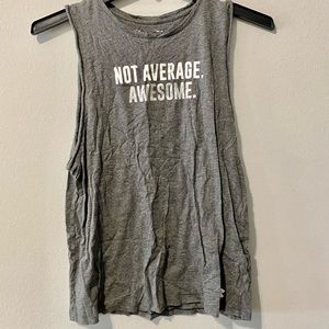 Gray under armour tank size medium